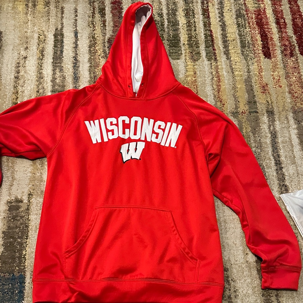 Wisconsin Badgers Red Hoodie